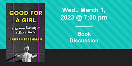 Book Discussion:  Good for a Girl