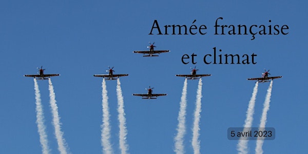 Conférence : armée française et climat