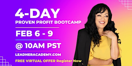 The 4-Day Proven Profit Bootcamp