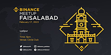 Binance Community Meetup, Faisalabad