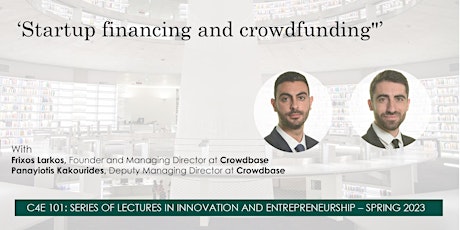 "Startup financing and crowdfunding" primary image