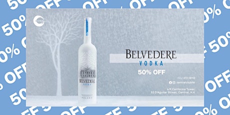 Free Entry with 50% off Belvedere on Jan 26