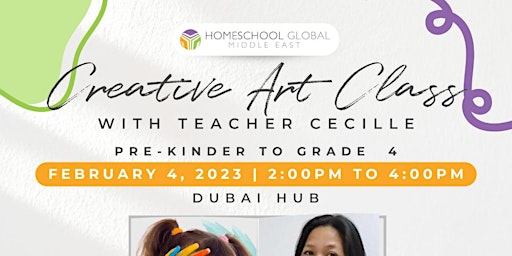 Creative Art Class with Teacher Cecille