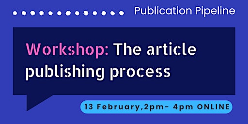 PSA ECN Workshop: The article publishing process