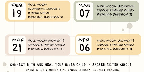 Women's Moon Circles & Inner Child Healing (Online)