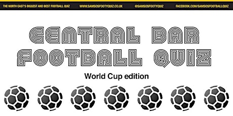 Samso's Football Quiz at Central Bar - World Cup Edition primary image