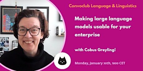 Convoclub Language & Linguistics - With Cobus Greyling