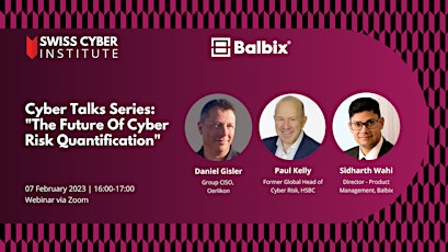 Cyber Talks Series: "The Future Of Cyber Risk Quantification" primary image