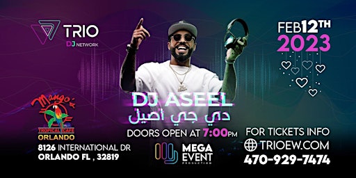 Dj Aseel Live in Orlando Florida USA دي جي اصيل في اورلاندو فلوريدا