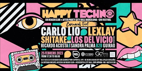 HappyTechno at Go Beach Barcelona “Carnaval Fest"