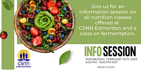 Natural Nutrition Info Session & Fermentation Workshop