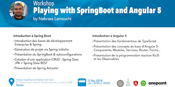 Playing with Spring Boot and Angular 5 - ISG Tunis 2018