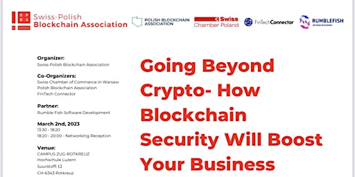 Going beyond crypto - how security in blockchain will boost your business