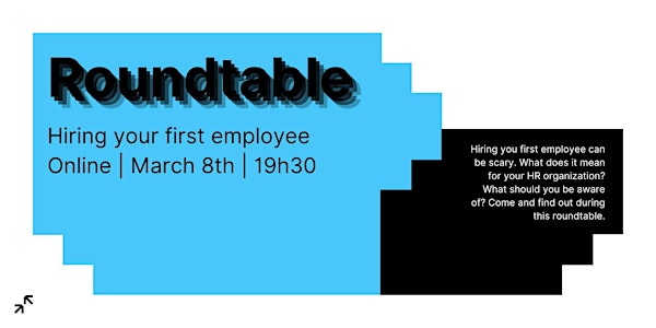 Online Roundtable | Hiring your first employee.