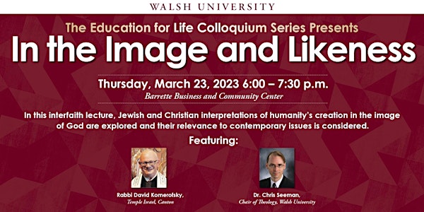 In the Image and Likeness - Interfaith Lecture