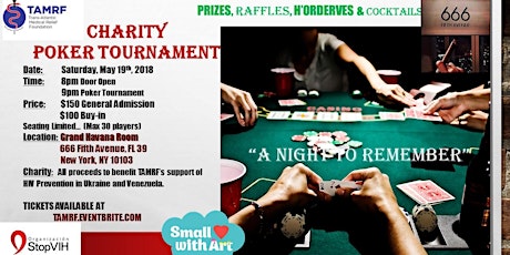 "A Night to Remember" A Charity Poker Tournament
