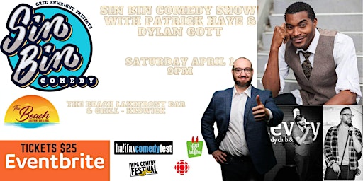 Sin Bin Comedy Show with Patrick Haye & Dylan Gott