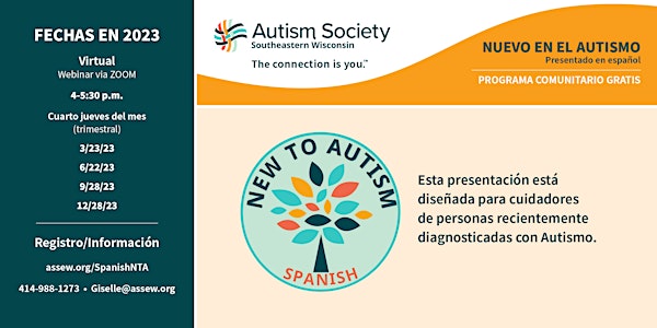 Nuevo en el autismo, presentado en español  Spanish New To Autism Meeting