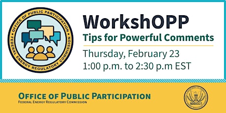 WorkshOPP on “Tips for Powerful Comments”