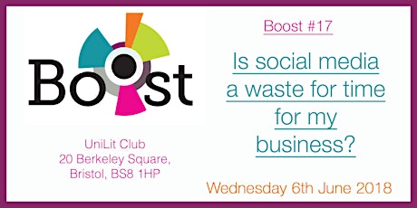 Boost Bristol - How to make social media work for your business primary image