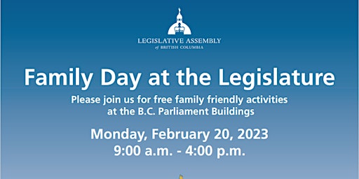 Family Day at the B.C. Legislature