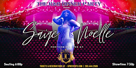 The R&B Dinner Party Presents SAIGE NOELLE LIVE! at Jazzy's Cabaret