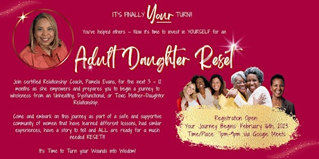 Adult Daughter Reset - Month 2