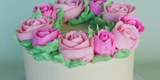 Rose Wreath Cake Decorating Class | Learn Decorating Skills with Friends! primary image