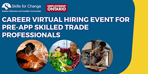 Hiring Event for Pre app Skilled Trade professionals