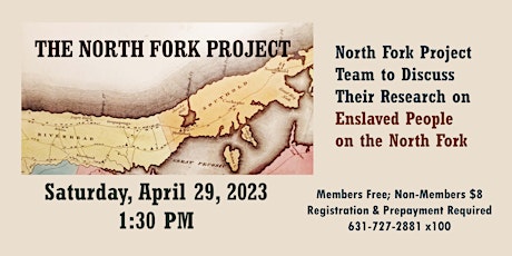 Lecture: The North Fork Project Presents Research on Enslaved People