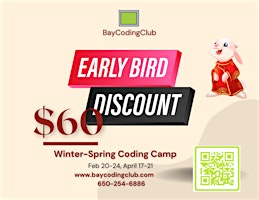 Winter-Spring Coding Online Camp of Kids Age 5-17