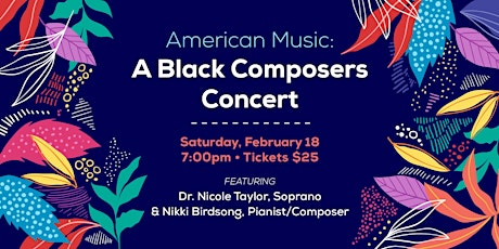 American Music: Black Composers Concert