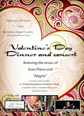 Valentine's Day Dinner/Concert with violinist IOAN HAREA and "Alegria"