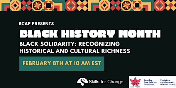 Black Solidarity: Recognizing Historical and Cultural Richness