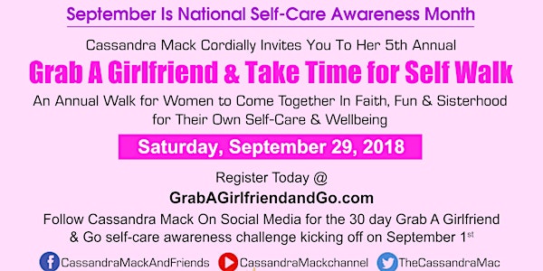 Grab A Girlfriend & Take Time for Yourself Walk: A 1M Walk For Your Own Sel...