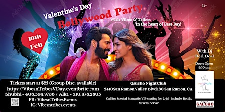 Valentine's Day Bollywood Party with Vibes & Tribes
