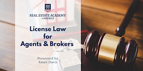 License Law for Agents and Brokers *IN BRANCH* GREC #65208