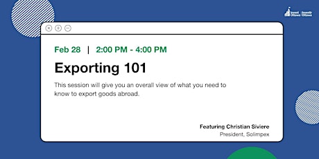 Exporting 101 (In Person)