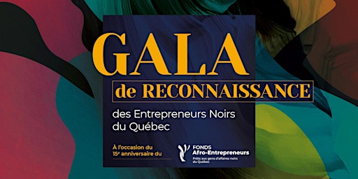 Gala de Reconnaissance des Entrepreneurs noirs du Québec