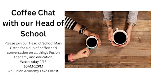 Coffee Chat with our Head of School