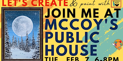February 7 Paint & Sip at McCoy's Public House - St. Louis Park