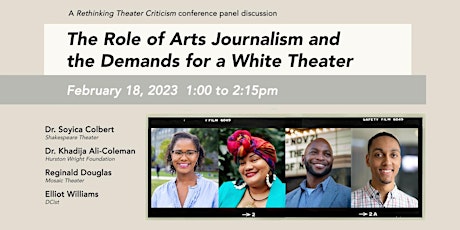 The Role of Arts Journalism and Demands For A White Theater - Online Panel