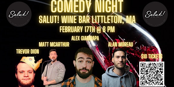 Comedy  @  Salut! Wine Bar