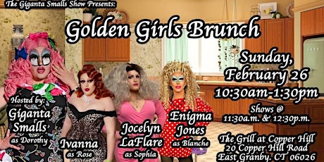 Giganta Smalls Presents Golden Girls Brunch @ Grill at Copper Hill