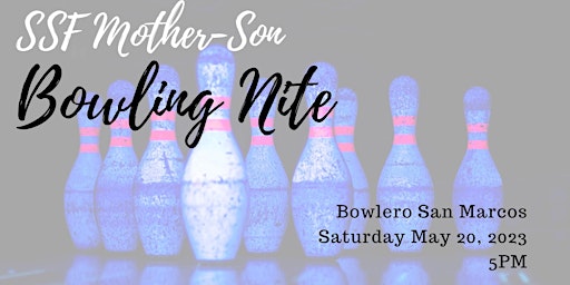 SSF Mother-Son Bowling Night