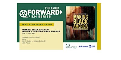 FREE EVENT: Screening "Making Black America" Ep. 1: Building Black America