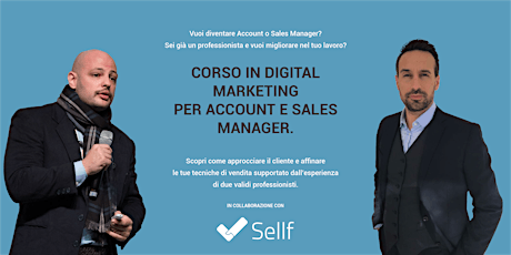 Corso in Digital Marketing per Account e Sales Manager