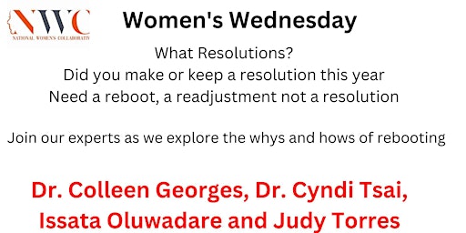 Women's Wednesday - What Resolutions?