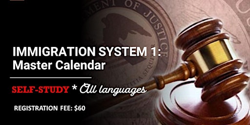 Imagen principal de IMMIGRATION SYSTEM 1: Master Calendar (*All languages) SELF-STUDY