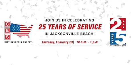 City Electric Supply Jacksonville Beach Celebrates 25 Years!